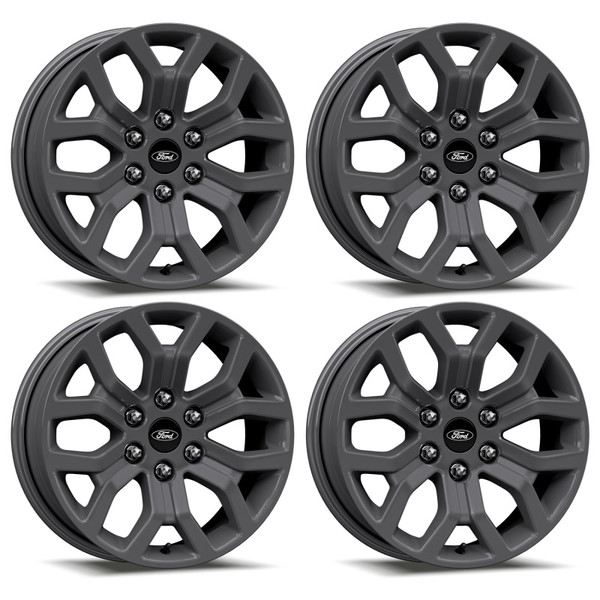 Ford Racing 15-22 F-150 18x7.5in Matte Gray Wheel Kit - M-1007K-1875G