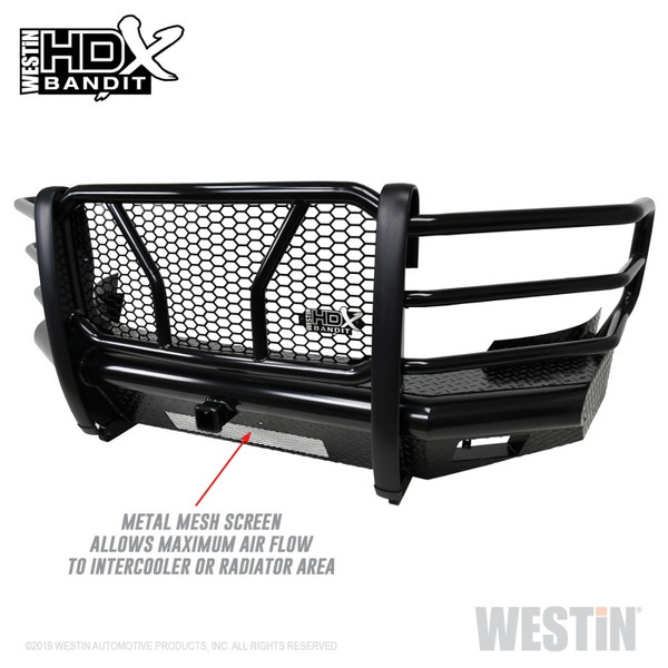 Westin 11-14 Chevrolet Silverado 2500/3500 HDX Bandit Front Bumper - Blk - 58-31145