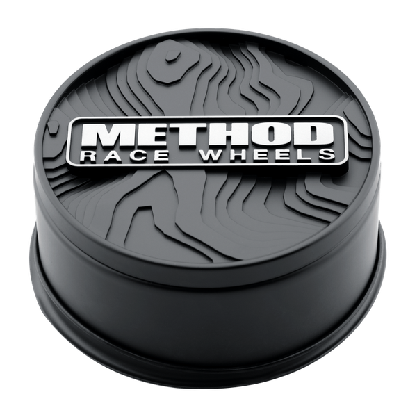 Method Race Wheels Top Push Through Center Cap 127 mm - Black - CP-TOPO127P-B