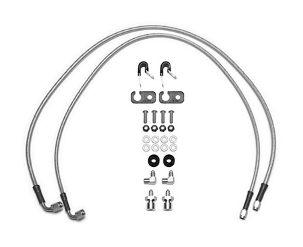 Wilwood 18-22 Jeep JL Flexline Kit 33in -3 M10-1.0 IF 1/8-27 NPT Straight 90 Degree - 220-15927