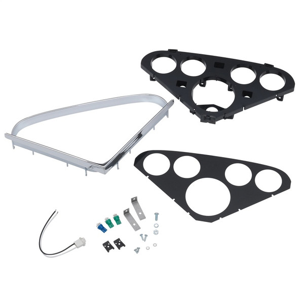 Autometer 55-59 Chevy Trucks 5-Gauge Dash Panel (Fits one 3-3/8in Tach/Speedo four 2-1/16in Gauges) - 2208