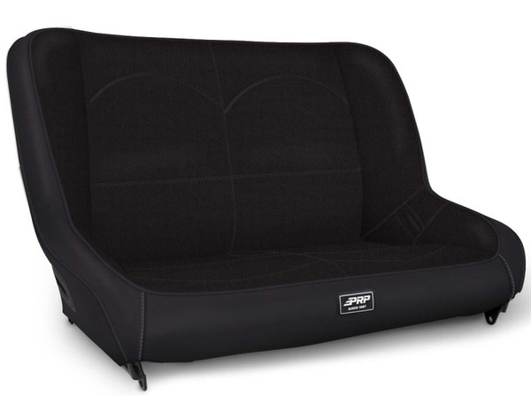 PRP Jeep TJ/LJ/JK Low Back Rear Bench - Black - A3610-39-50