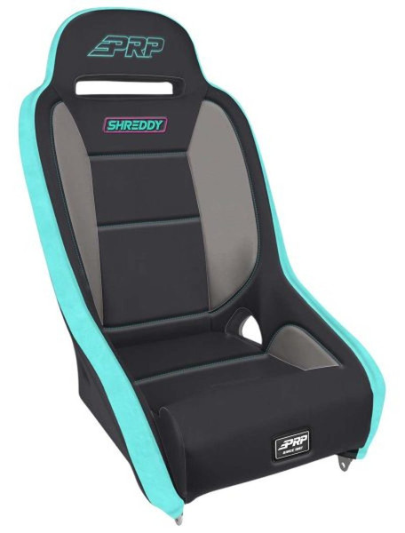 PRP Shreddy Comp Elite Suspension Seat - Grey/Teal - SHRDYA8301-04