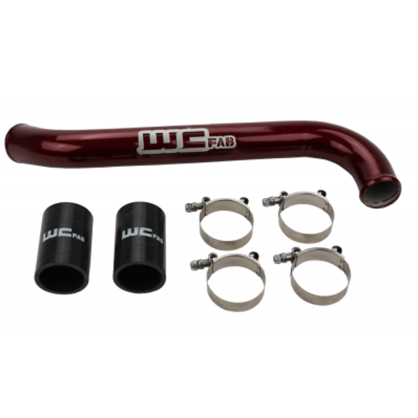 Wehrli 17-19 Chevrolet 6.6L L5P Duramax Upper Coolant Pipe - Bengal Silver - WCF100742-BS