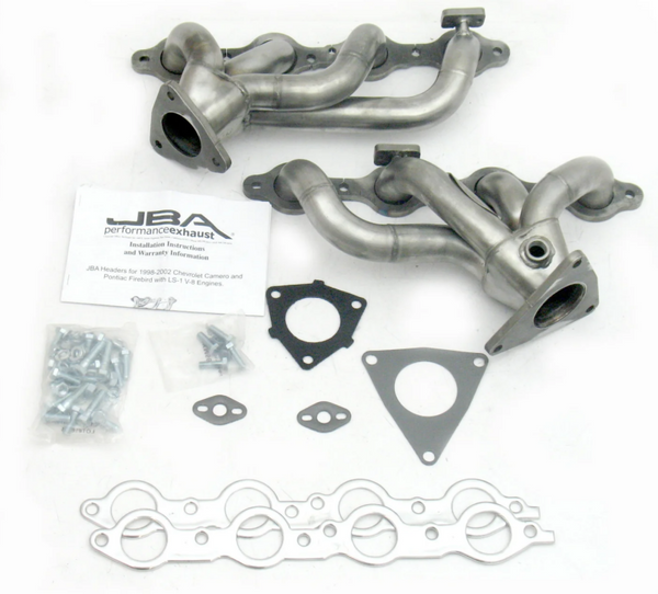 JBA 01-02 Camaro/Firebird LS1 1 5/8in Header Shorty Stainless Steel - 1808S-1