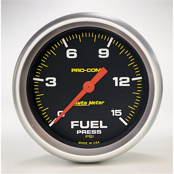 Autometer Pro-Comp Digital Stepper Motor 2-5/8in 0-15 PSI Fuel Pressure Gauge - 5461