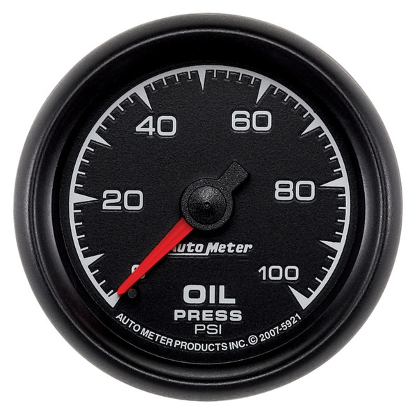 Autometer ES 52mm 0-100 PSI Mechanical Oil Pressure Gauge - 5921