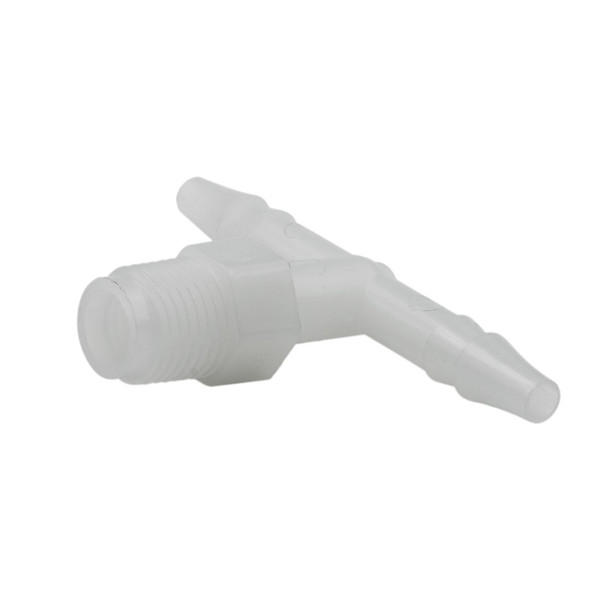 Autometer Fitting Tee 1/4in Hose to 1/8in NPT Male - Nylon - 3276