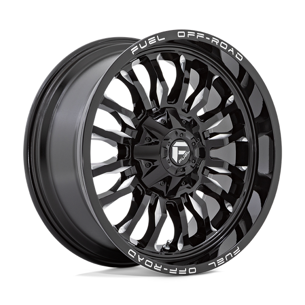 Fuel Off Road Model D795 ARC Gloss Black Milled 20X9