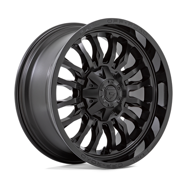 Fuel Off Road Model D796 ARC Matte Black w/ Gloss Black Lip 20X10