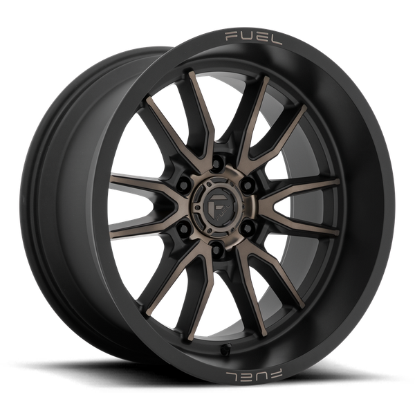 Fuel Off Road Model D762 CLASH 6 Matte Black w/Dark Tint 22X10