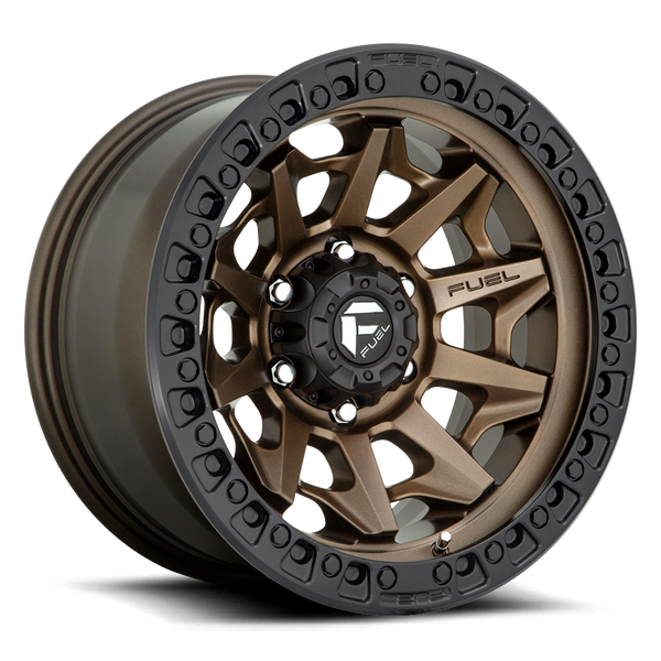 Fuel Off Road Model D696 COVERT Matte Bronze with Black Ring 17X9
