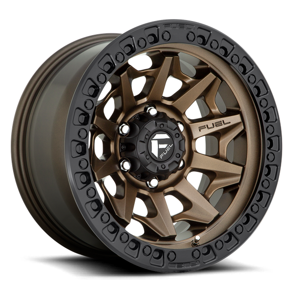 Fuel Off Road Model D696 COVERT Matte Bronze with Black Ring 20X9