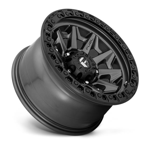Fuel Off Road Model D716 COVERT Matte Gunmetal with Black Bead Ring  20X10