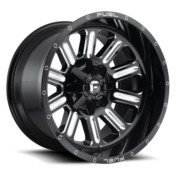 Fuel Off Road Model D620 HARDLINE Gloss Black & Milled 20X10
