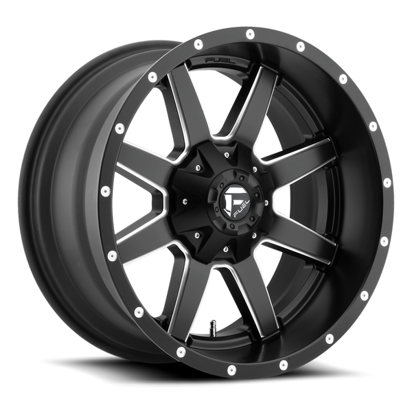 Fuel Off Road Model D538 MAVERICK Black & Milled 18X12