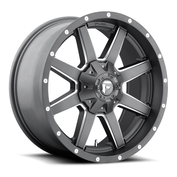Fuel Off Road Model D542 MAVERICK Anthracite & Milled Spoke 20x9