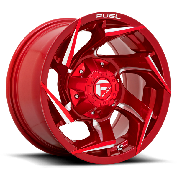 Fuel Off Road Model D754 REACTION Candy Red & Milled 18X9