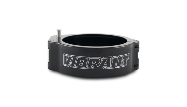Vibrant 2in O.D. Aluminized HD 2.0 Clamp - Anodized Black (Clamp Only) - 32535
