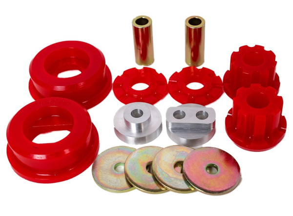 Energy Suspension 01-05 Lexus IS300 Rear Differential Bushing Set - Red - 8.1107R