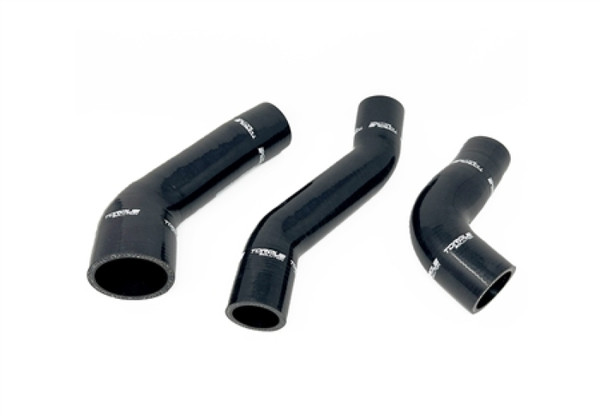 Torque Solution 13-17 Hyundai Veloster 1.6L Turbo Silicone Boost Hose Kit - Black - TS-BHK-728BK