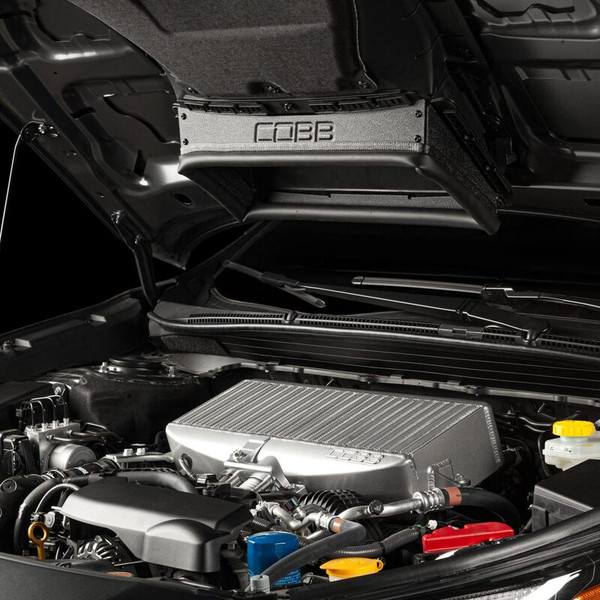 Cobb 20-22 Subaru Outback XT Top Mount Intercooler Kit - Black - B43410-BK
