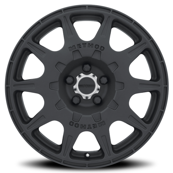 Method MR502 RALLY 17x8 +38mm Offset 5x108 63.4mm CB Matte Black Wheel - MR50278049538-2