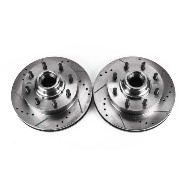 Power Stop 96-01 GMC Savana 3500 Front Drilled & Slotted Rotor - Pair - AR8627XPR
