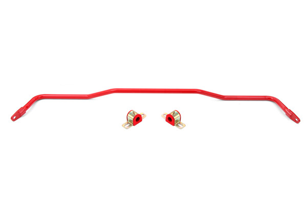 BMR 15-22 S550 Mustang Sway Bar Kit Rear Hollow 22mm Non-Adjustable Red - SB762R