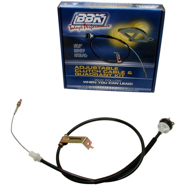 BBK 96-04 Mustang Adjustable Clutch Cable - Replacement - 3519