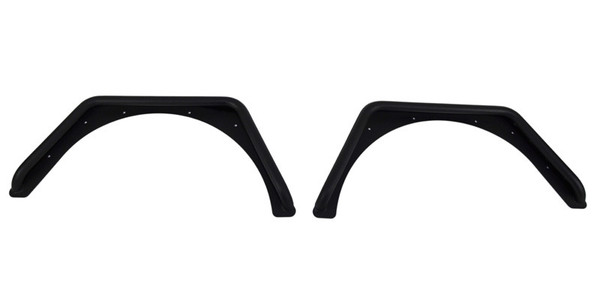Fishbone Offroad 97-06 Jeep Wrangler TJ Steel Tube Fenders Rear 3In Flare - Blk Textured Powdercoat - FB23029R