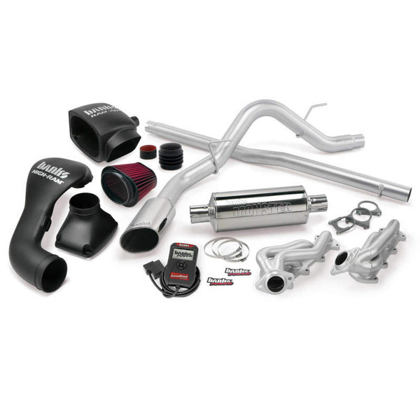 Banks Power 04-08 Ford 5.4L F-150 SCMB PowerPack System - SS Single Exhaust w/ Chrome Tip - 48531