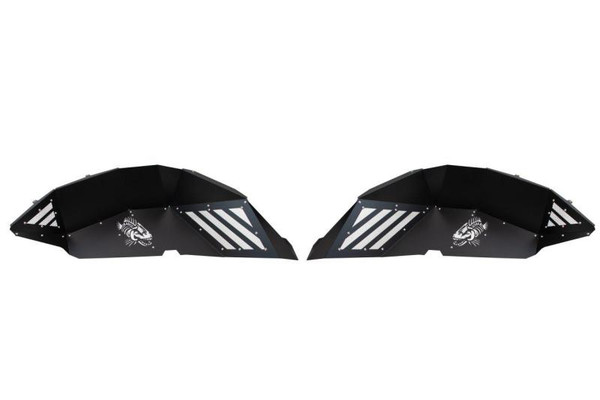 Fishbone Offroad 2018+ Jeep Wrangler - Black Powdercoat Rear Inner Fenders - FB33193R