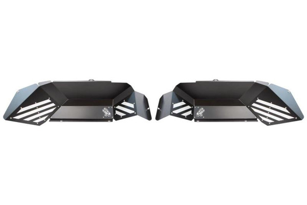 Fishbone Offroad 2020+ JT Gladiator Rear - Black Aluminum Inner Fenders - FB33211R