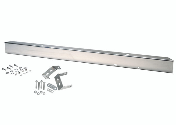 Kentrol 45-86 Jeep CJ5/CJ7 Rear Bumper - Polished Silver - 30714