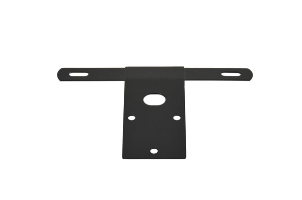 Kentrol 76-86 Jeep CJ License Plate Bracket - Powdercoat Black - 50472