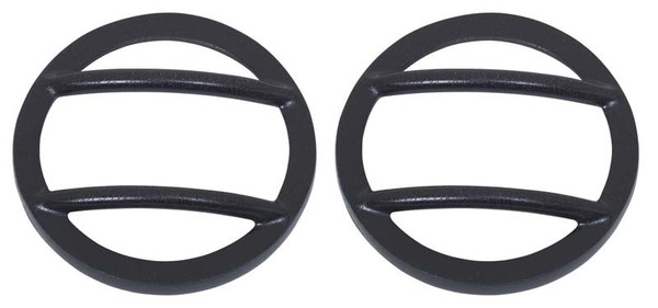 Kentrol 07-18 Jeep Wrangler JK Side Marker Covers Plastic - Textured Black - 80008
