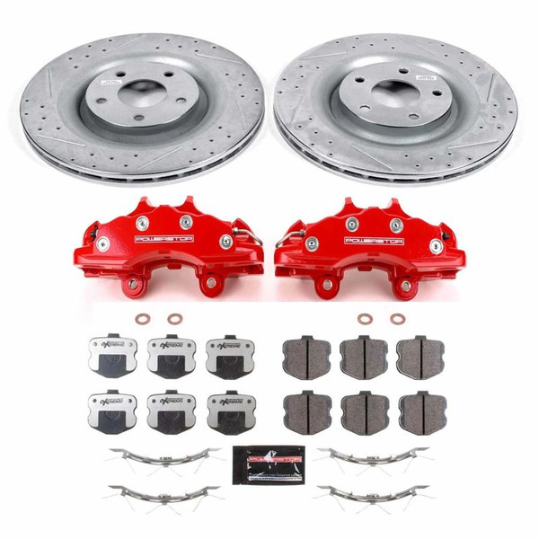 Power Stop 06-13 Chevrolet Corvette Front Z26 Street Kit w/Cals - KC1444-26