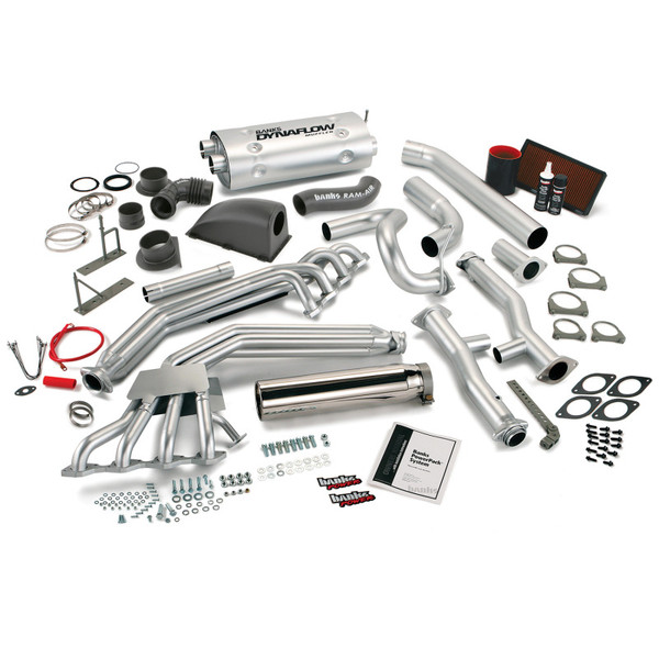 Banks Power 01-03 GM 8.1 Mh - W20/22 (L-Exit) PowerPack System - 49558