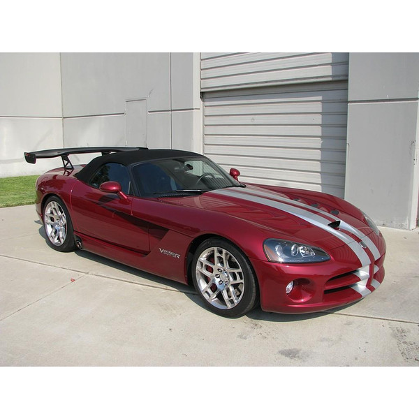 Dodge Viper Convertible 71" GTC-500 Adjustable Wing 2003-2010
