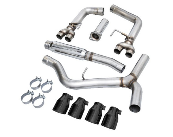 AWE Tuning 2022+ VB Subaru WRX Track Edition Exhaust - Diamond Black Tips - 3020-43979