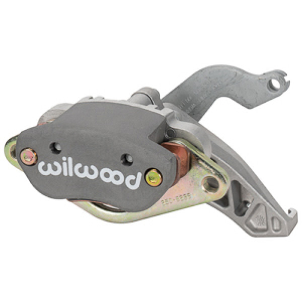 Wilwood RH MC4 Mechanical Parking Brake Caliper - 4.75in Bracket - 0.25in Disc - Ty3 Hard Ano - 120-17264