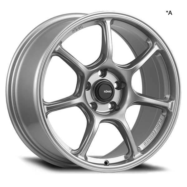 Konig Ultragram 17X9 5X114.3 ET40 Titanium Metallic Knurled Bead - UG9751440T