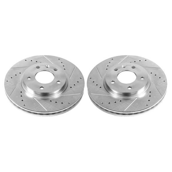 Power Stop 21-22 Chevrolet Trailblazer Rear Drilled & Slotted Rotor (Pair) - AR82206XPR