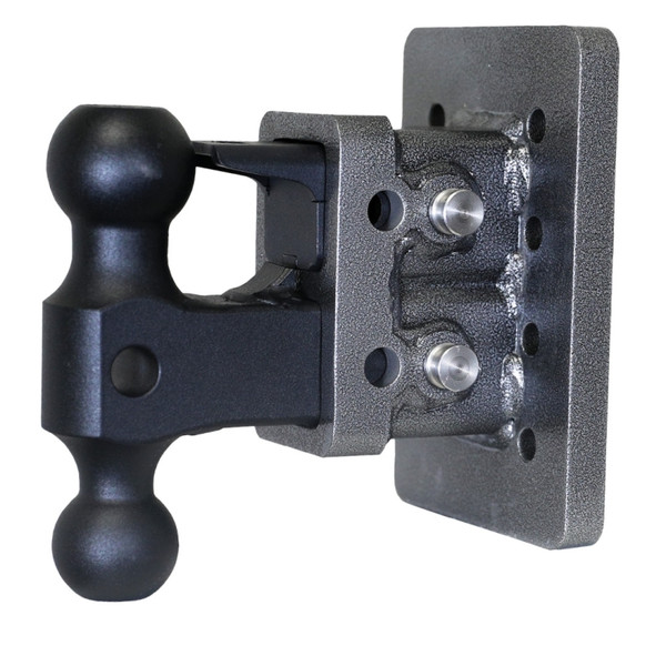 Gen-Y Mega Duty 2in Bolt-On 2.5in Drop 2K TW 16K Hitch w/GH-051 Dual-Ball/GH-032 Pintle Lock - GH-122