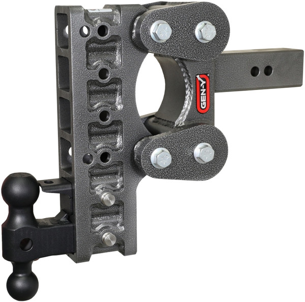 Gen-Y The Boss Torsion-Flex 2in Shank 10in Drop 16K Hitch w/GH-051 Dual-Ball/GH-032 Pintle Lock - GH-1226