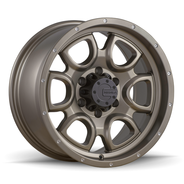 Mamba M19 17x9 5x127 ET-12 Bronze w/ Drill Holes - M197973N128