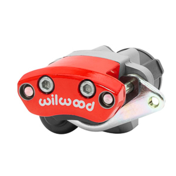 Wilwood Red Electric Parking Brake Caliper - 4.75in Bracket - 0.44-0.61in - Right - 120-16980-RD