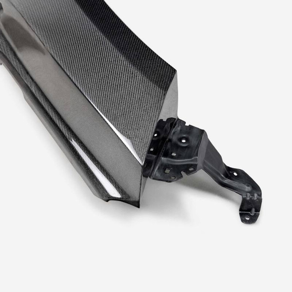 Seibon 2022 Nissan Frontier MB-Style Carbon Front Fibers Pair (2in rise 4in Wider) - FF22NSFT-MB