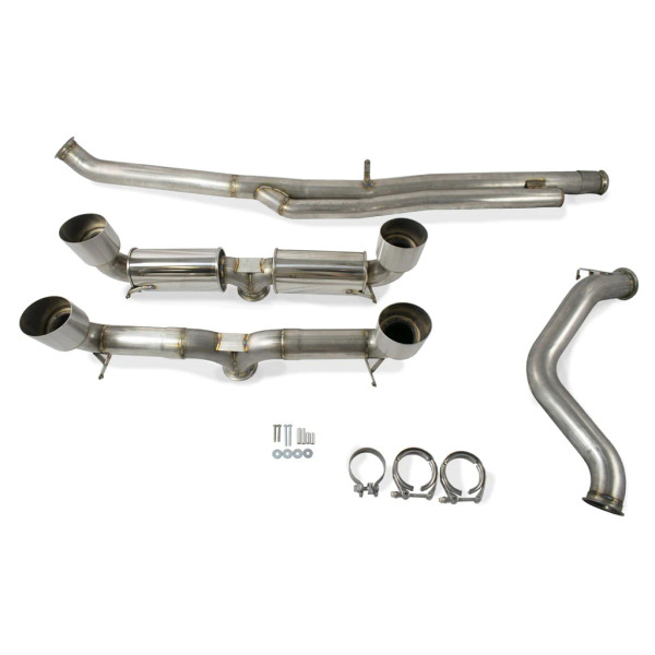 ETS FOCUS RS EXHAUST SYSTEM (WITH MUFFLERS)